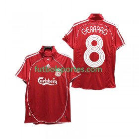 Camiseta Liverpool GERRARD 8 2006 2008 Retro Primera Equipación